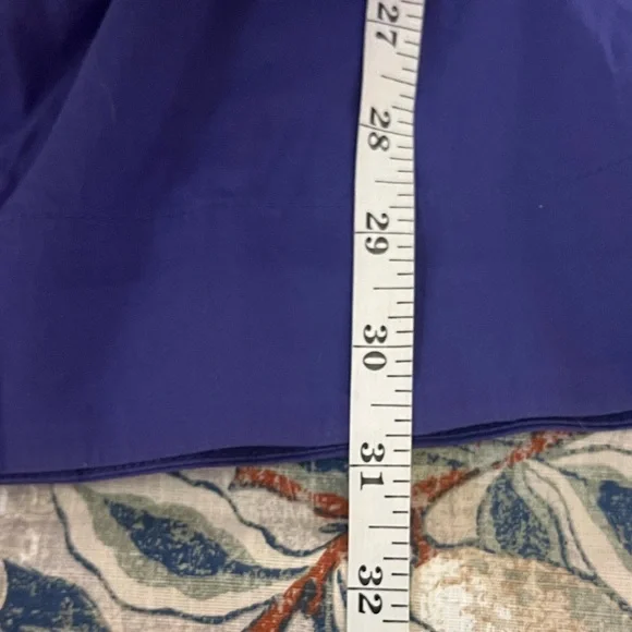 BCBGMAXAZRIA Purple Bubble-Hem Pleated Babydoll Mini Dress, Adj. Straps Size S - Picture 7 of 8